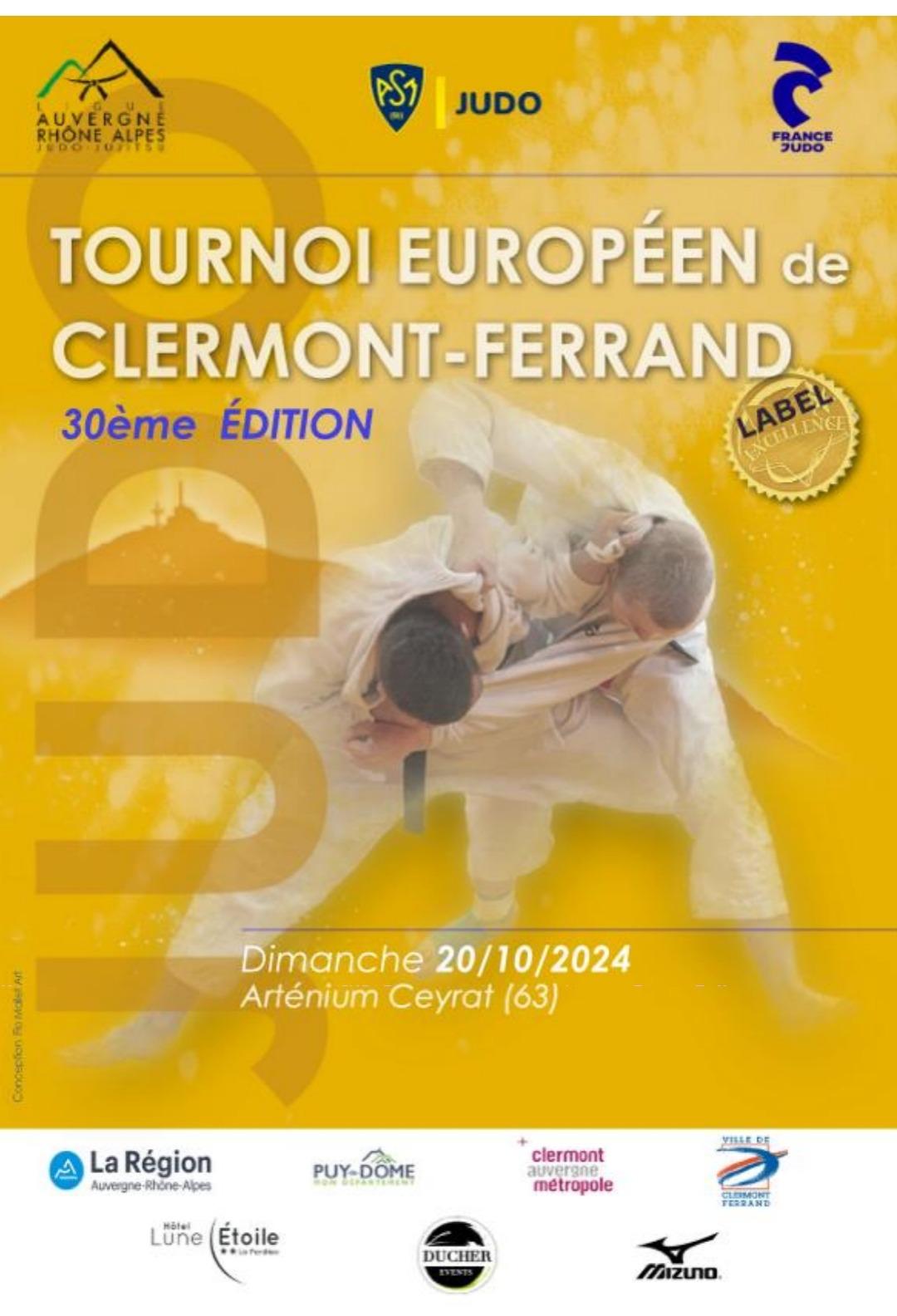 Emma 5ème du tournoi label excellence de Clermont-Ferrand