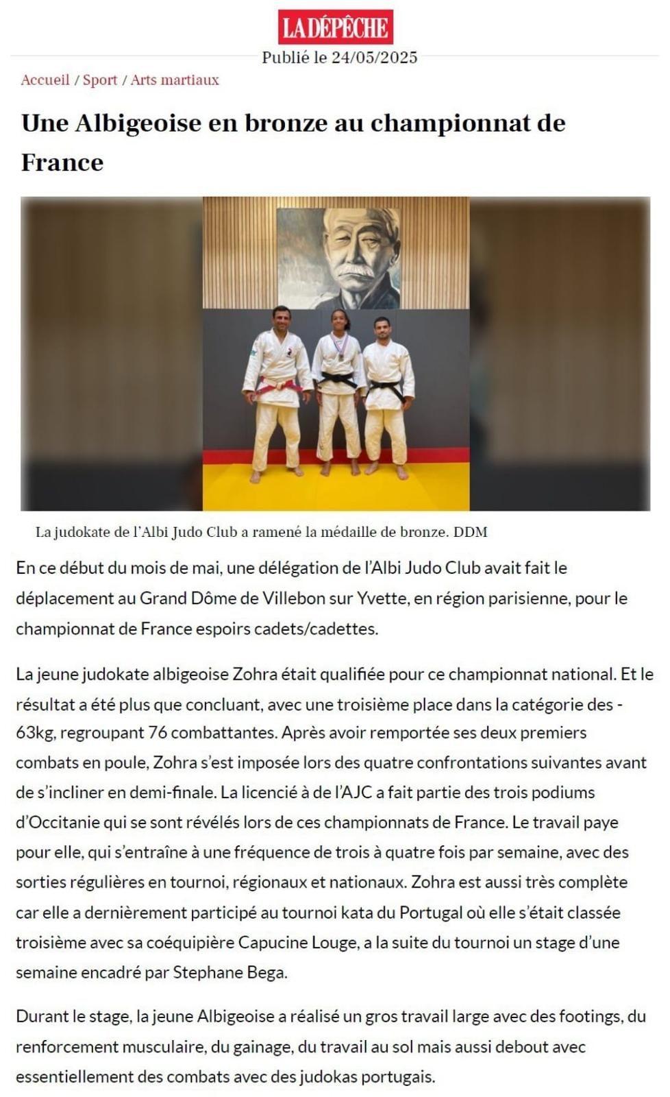 Article La Dépêche