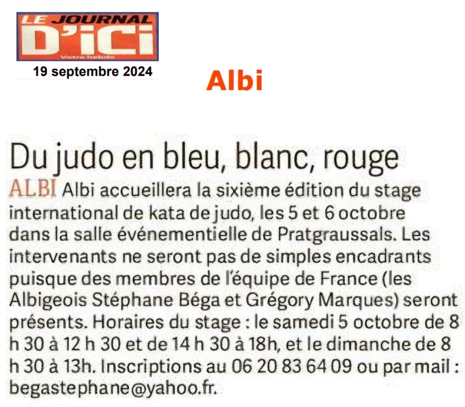 Article le journal d ici 190924