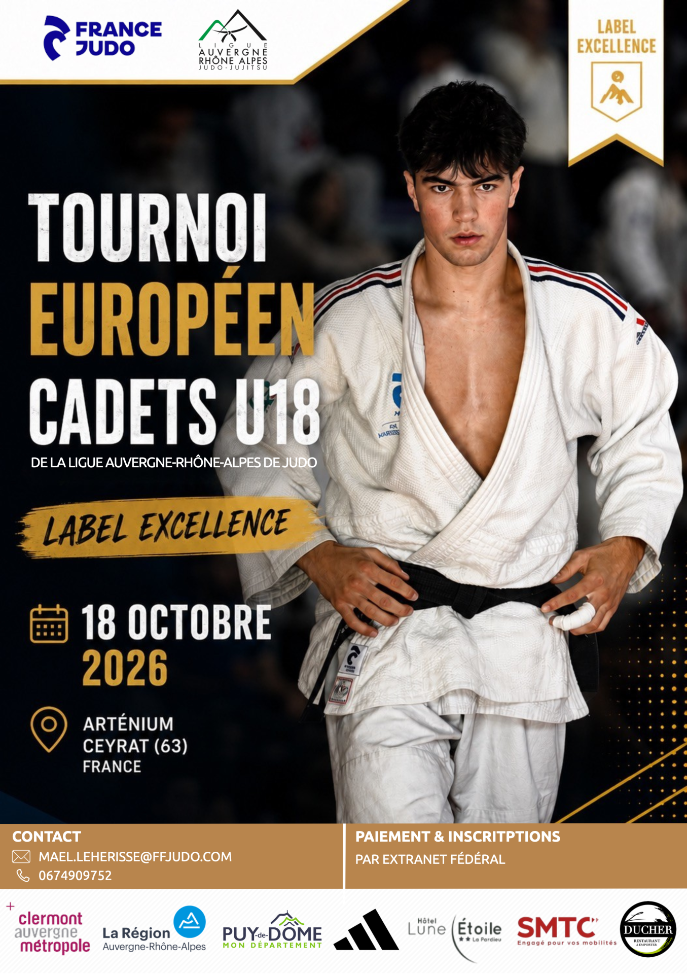 Tournoi cadets / cadettes label excellence à Ceyrat