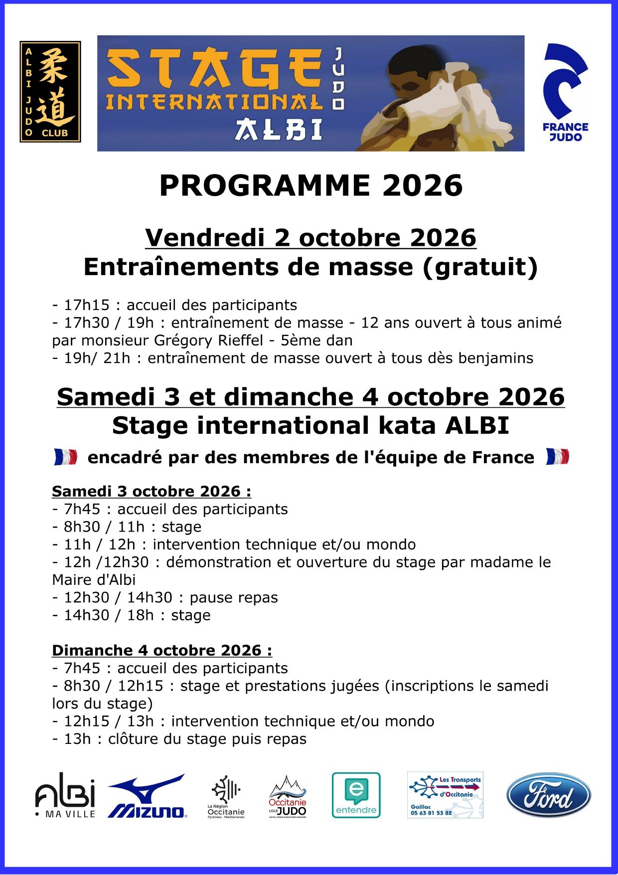 Programme 2026